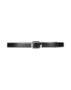 Montblanc Man Belt Black Size Onesize Leather In Black