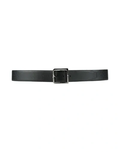 Montblanc Man Belt Black Size Onesize Leather