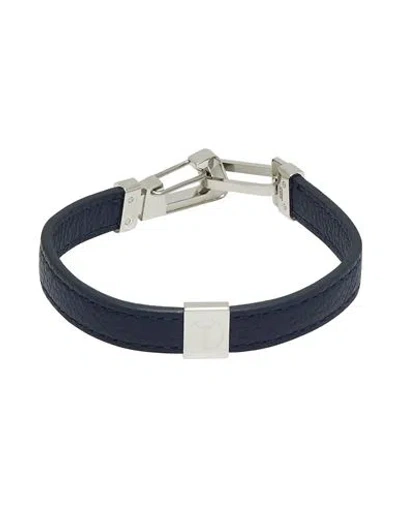 Montblanc Man Bracelet Midnight Blue Size - Leather