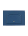 Montblanc Man Cardholder Blue Size - Leather