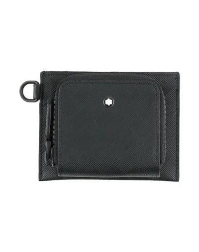 Montblanc Man Coin Purse Black Size - Leather