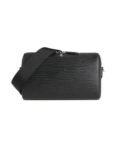 Montblanc Man Cross-body Bag Black Size - Leather