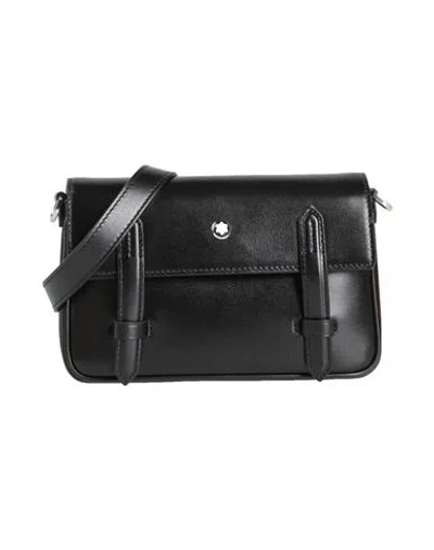 Montblanc Man Cross-body Bag Black Size - Leather
