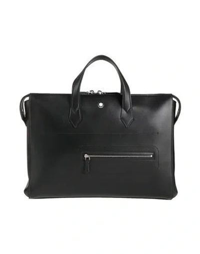 Montblanc Man Handbag Black Size - Leather