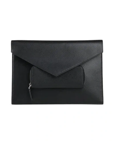 Montblanc Man Handbag Black Size - Leather