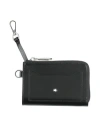 Montblanc Man Key Ring Black Size - Leather In Black