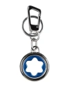 Montblanc Man Key Ring Bright Blue Size - Metal In Blue
