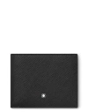 Montblanc Sartorial Leather Bifold Wallet In Black