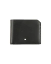 Montblanc Man Wallet Black Size - Cowhide In Black