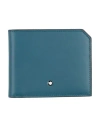 Montblanc Man Wallet Deep Jade Size - Leather In Green