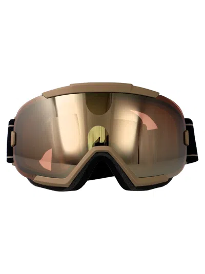 Montblanc Mask Sunglasses Mb0380 S 002 In Brown