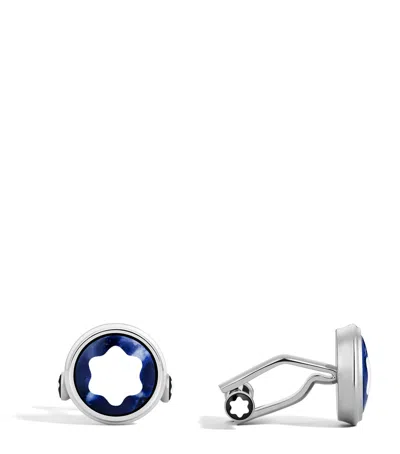 Montblanc Cufflinks Masters Of Art Homage To Pierre-auguste Renoir In Blau