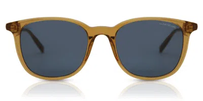 Montblanc Mb0006s 004 Men's Sunglasses Brown Size 52