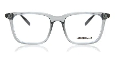 Montblanc Mb0011o 009 Occhiali Da Vista Chiari Per Uomo (solo Montatura) In Gray