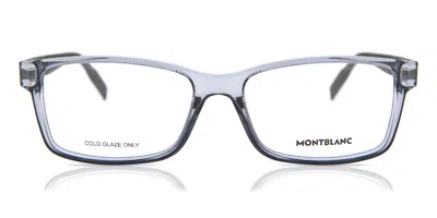 Montblanc Mb0066o 003 Occhiali Da Vista Chiari Per Uomo (solo Montatura) In Gray
