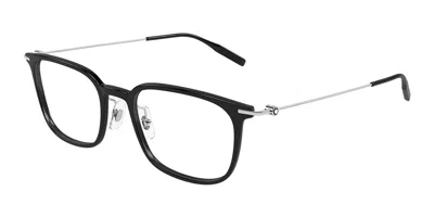 Montblanc Mb0100o 009 Occhiali Da Vista Neri Per Uomo (solo Montatura) In Black