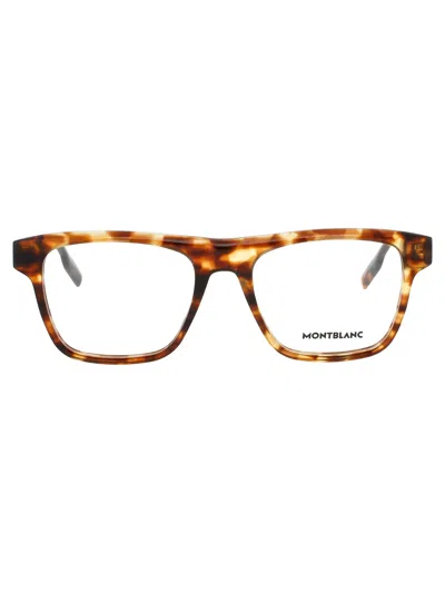 Montblanc Mb0203 O Eyeglasses In Brown