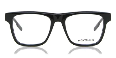 Montblanc Mb0203o 001 Occhiali Da Vista Neri Per Uomo (solo Montatura) In Black