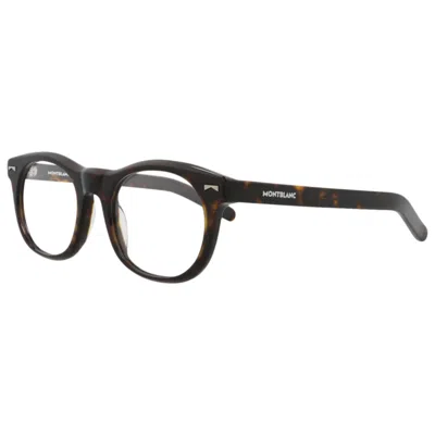 Montblanc Mb0229o30013543002 Tortoiseshell Acetate Eyeglasses In Brown