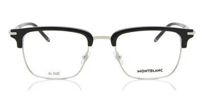 Montblanc Mb0243o Asian Fit Men's Glasses, Black, Size 54
