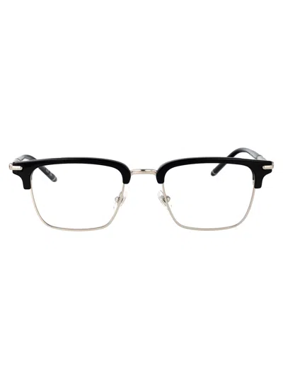 Montblanc Mb0409o-001silver-black-transparent