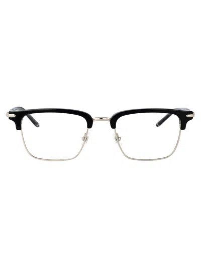 Montblanc Mb0409o-001silver-black-transparent