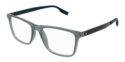 Montblanc Mb0251o Men's Glasses, Clear, Size 54 In Gray
