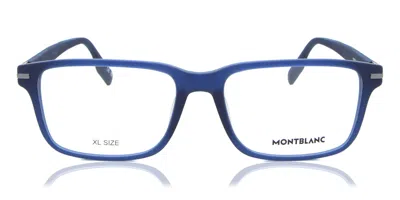 Montblanc Mb0252o Men's Glasses, Blue, Size 56