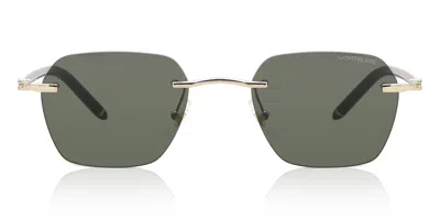 Montblanc Mb0270s 001 Men's Sunglasses Gold Size 51