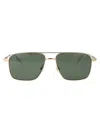 Montblanc Mb0278s Sunglasses In 002 Gold Gold Green