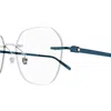 Montblanc Mb0282o007 Silver Blue Transpare In 007 Silver Blue Transpare