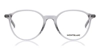 Montblanc Mb0291o Men's Glasses, Clear, Size 52 In Gray