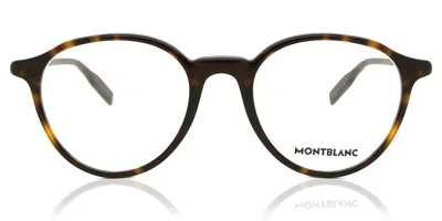 Montblanc Mb0291o Men's Glasses, Tortoiseshell, Size 50 In Brown