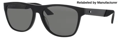 Montblanc Mb0298s Men's Acetate Sunglasses 56-16-145 With Case Included In Black