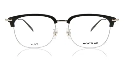 Montblanc Mb0316oa Asian Fit Men's Glasses, Black, Size 55 In Multi