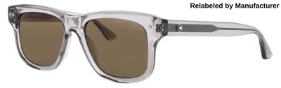 Montblanc Mb0319s Men's Acetate Sunglasses 55-18-150 In Neutral
