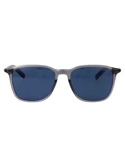 Montblanc Mb0325s Sunglasses In Grey-grey-blue
