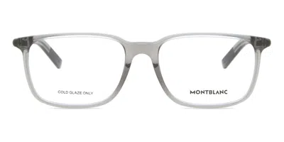 Montblanc Mb0328o Men's Glasses, Clear, Size 54 In Gray