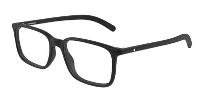 Montblanc Mb0328o 005 Men's Glasses  Size 54 - Free Lenses - Blue Light Block Available In Black