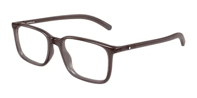 Montblanc Mb0328o 006 Men's Glasses  Size 54 - Free Lenses - Blue Light Block Available In Brown