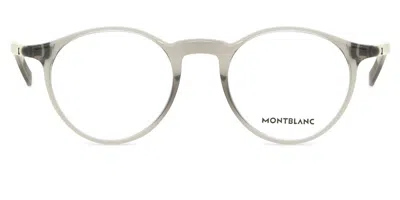 Montblanc Mb0329o Men's Glasses, Clear, Size 49 In Gray