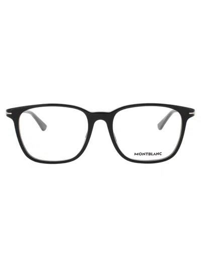 Montblanc Mb0338 O Eyeglasses In Black - Demo