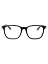 Montblanc Black-black-transparent Acetate Glasses In Multi