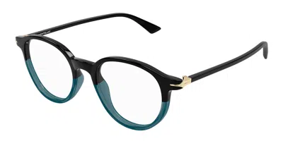 Montblanc Mb0340o Men's Glasses, Blue, Size 50 In Multi