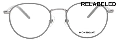 Montblanc Mb0342 Oa Eyeglasses In Ruthenium - Demo