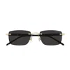 Montblanc Mb0344s Sunglasses In Nero