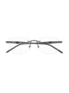 Montblanc Mb0346o Eyewear In Ruthenium Grey Transp