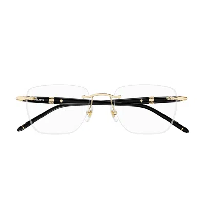 Montblanc Mb0346o Linea Meisterstück 001 Glasses In Black