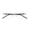 Montblanc Eyewear Square Frame Glasses In Metallic