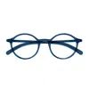 Montblanc Mb0350o Linea Snowcap 004 Blue Transparent Glasses In Blue